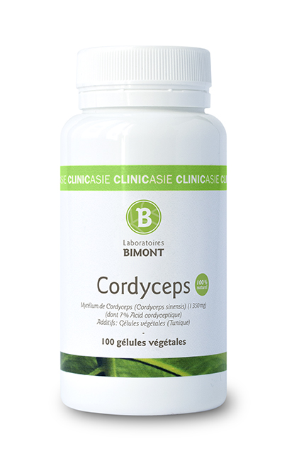 Cordyceps 100 gélules 7% acide cordyceptique