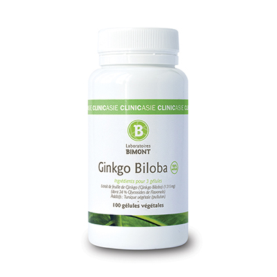 Ginkgo Biloba Clinicasie des Laboratoires Bimont